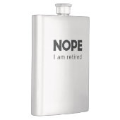 Nee, ik ben met pensioen. flacon (Rechts)