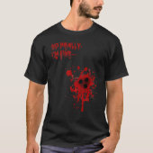 Nee, ik ben prima Bloody Bullet Holes Halloween T-shirt (Voorkant)