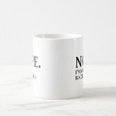 Nee. Ik ga terug naar bed. Koffiemok (Center)
