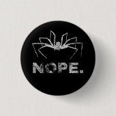 Nee. Ik haat Spiders Ronde Button 3,2 Cm (Voorkant)