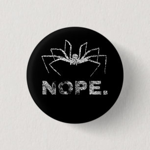 Nee. Ik haat Spiders Ronde Button 3,2 Cm
