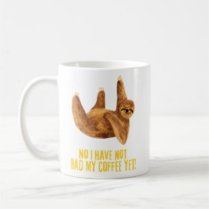 Nee, ik heb mijn koffie nog niet gehad! Een grappi Koffiemok