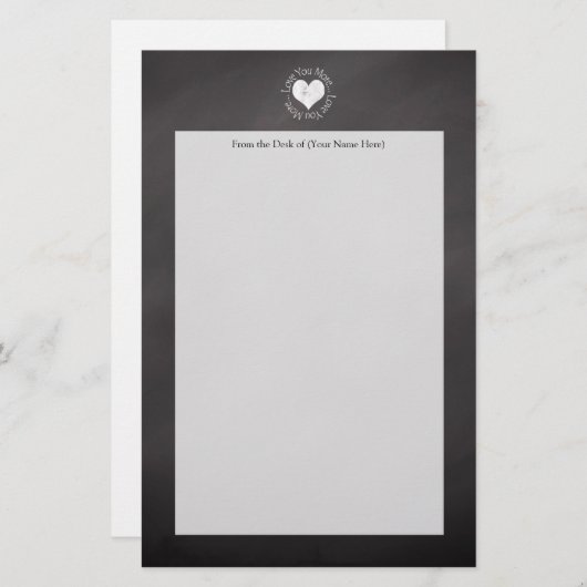 Nee, ik hou meer van je briefpapier (Voorkant / Achterkant)