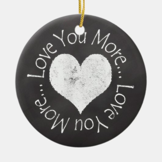 Nee, ik hou meer van je keramisch ornament (Voorkant)