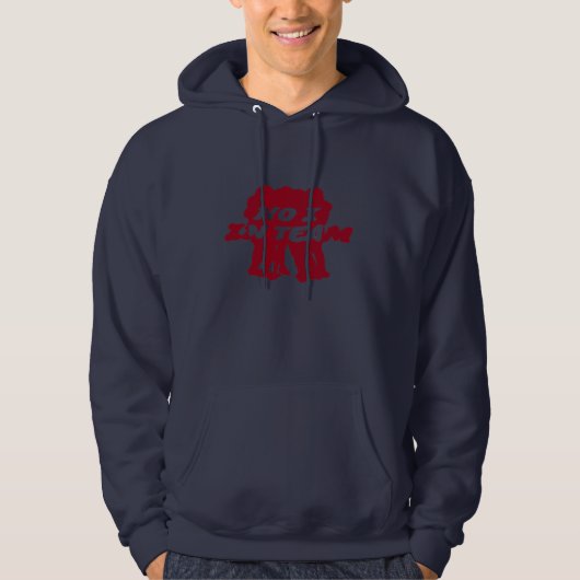 Nee, ik in de Hoody van Team Mannen (Voorkant)