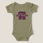 Nee, ik in Team Baby Kleding (Design voorkant)