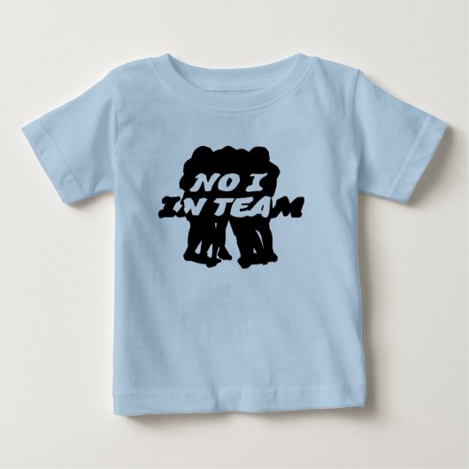Nee ik in Team Baby T-shirt (Voorkant)