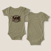 Nee ik in Team Baby Volleybal Outfit (Ontwerp Voorkant & Achterkant)