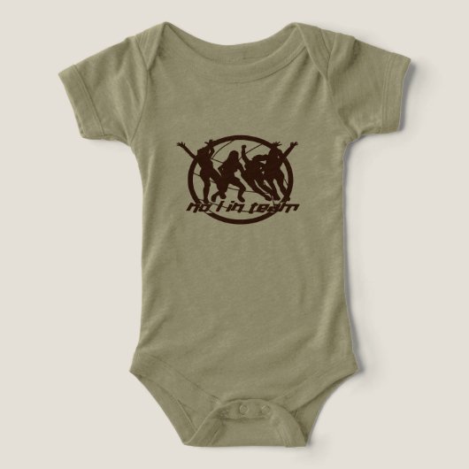 Nee ik in Team Baby Volleybal Outfit (Design voorkant)