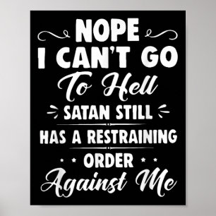 Nee, ik kan niet naar de hel, Satan heeft nog een Poster