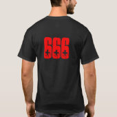 NEE, IK KAN NIET NAAR HELLEN, SATAN HEEFT NOG STEE T-SHIRT (Achterkant)