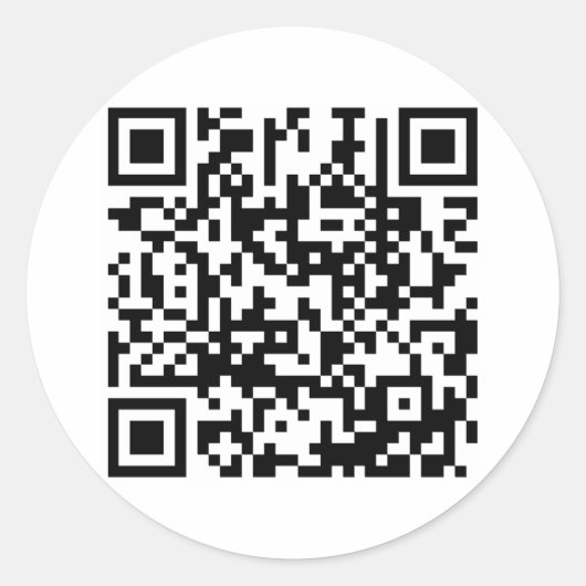 Nee, ik repareer uw computer niet ronde sticker (Voorkant)