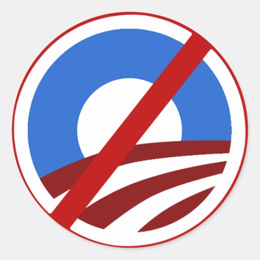 Nee, ik teken geen Anti Obama Sticker (Voorkant)