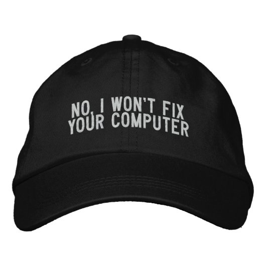 Nee, ik zal je computer niet repareren pet (Voorkant)