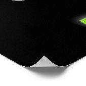 "Nee, ik zal je oscilloscoop niet laten zinken" Po Poster (Hoek)