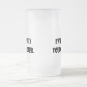 Nee! Ik zal uw computer niet herstellen! Matglas Bierpul (Center)