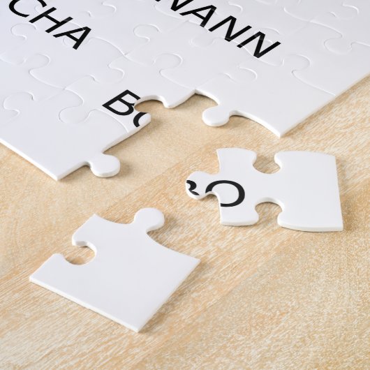 "NEE" in verschillende talen Legpuzzel (Zijkant)