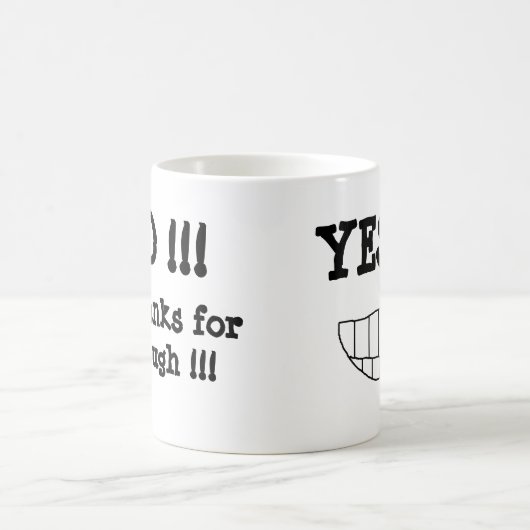 NEE! JA!!!  - een tweezijdige mok (Center)