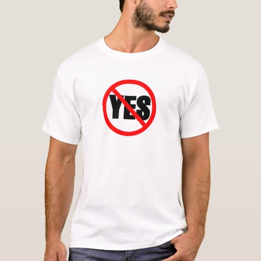 Nee Ja T-shirt (Voorkant)