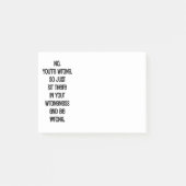 Nee, je bent verkeerd. post-it® notes (Voorkant)