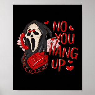 Nee, je hangt eerst Ghost op die Halloween Funny n Poster