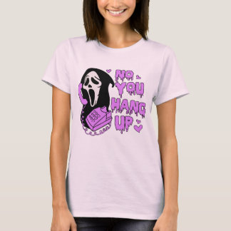 Nee, je hangt op, Funny Horror Scream, Horror Movi T-shirt
