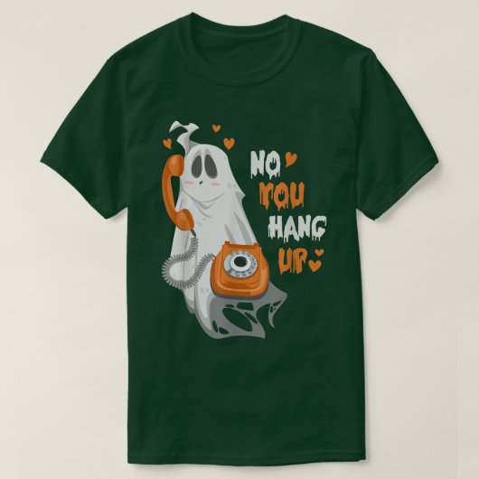 Nee, je hebt Funny Halloween Couple Ghost Callin o T-shirt (Design voorkant)