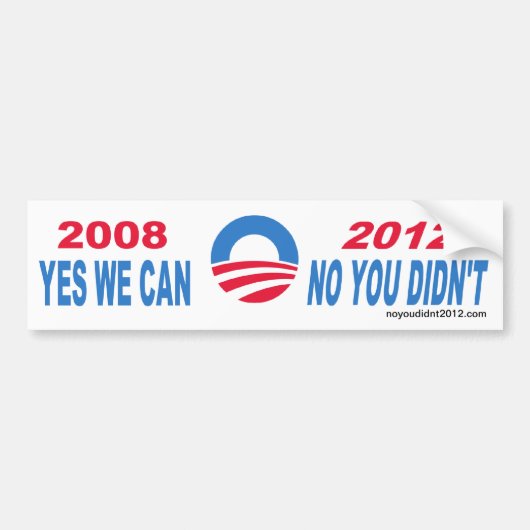Nee, je hebt geen bumper sticker (Voorkant)