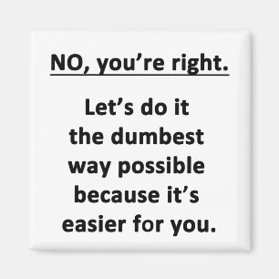 Nee, je hebt gelijk. magneet