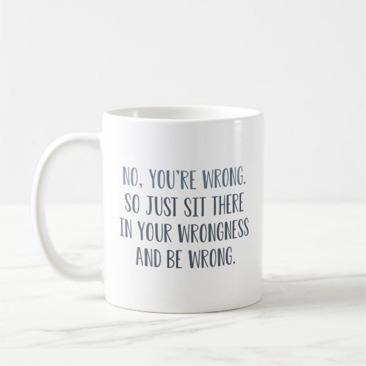 Nee, je hebt het mis koffiemok (Links)