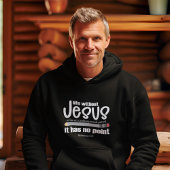 NEE JEZUS GEEN PUNT Christelijk Geloof Quote Manne Hoodie