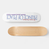 Nee Jezus, geen vrede. linkshandig Persoonlijk Skateboard (Horizontaal)