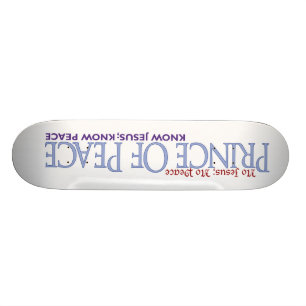 Nee Jezus, geen vrede. linkshandig Persoonlijk Skateboard