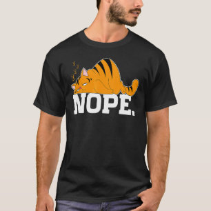 Nee Kat Luie Zondag Slaan 1 T-shirt
