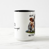 "Nee..." Koetjestekst Aanpasbaar Mok (Midden)