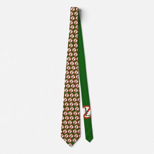 Nee - L Noel Ugly Kerstmis Stropdas (Voorkant)