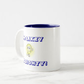 NEE LIKEY, GEEN LICHT! TWEEKLEURIGE KOFFIEMOK (Voorkant links)