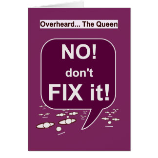 NEE, maak het niet vast