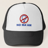 NEE MA'AM Pet. Trucker Pet (Voorkant)