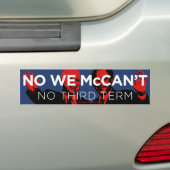 Nee, McCan niet. Bumpersticker (Op auto)