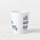 💤 Nee. Meer. Wekkers. Latte Mok (Voorkant)