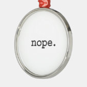 Nee. Metalen Ornament (Links)