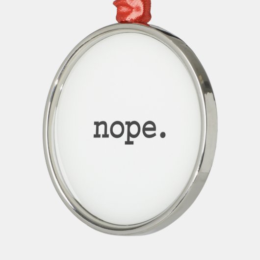 Nee. Metalen Ornament (Links)