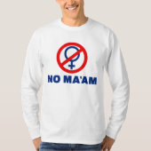 Nee mevrouw t-shirt (Voorkant)