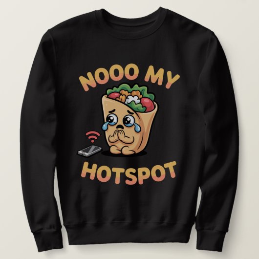 Nee Mijn Hotspot – Grappige Italiaanse Brainrot Me Trui (Design voorkant)