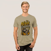 Nee, Mir Geen Zin – Grappig Relaxed Sarcasme Meme Tri-Blend Shirt (Voorkant volledig)