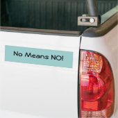 Nee, nee. bumpersticker (Op Truck)
