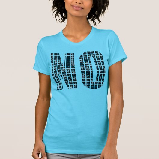 Nee Nee Grappig T-Shirt (Voorkant)