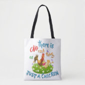 NEE, NET A CHICKEN TOTE BAG (Voorkant)