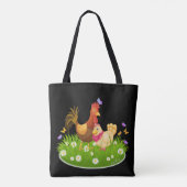 NEE, NET A CHICKEN TOTE BAG (Achterkant)